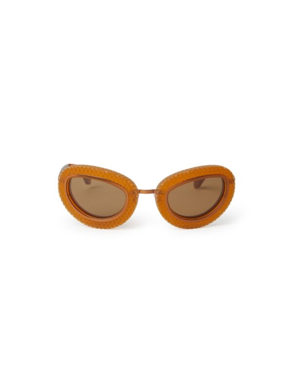 TOKYO SUNGLASSES RUST BROWN - Image 2