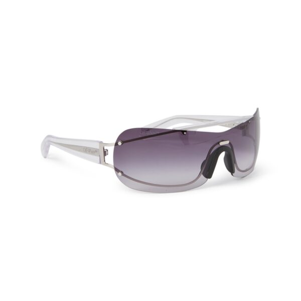BIG WHARF SUNGLASSES SILVER DARK GREY