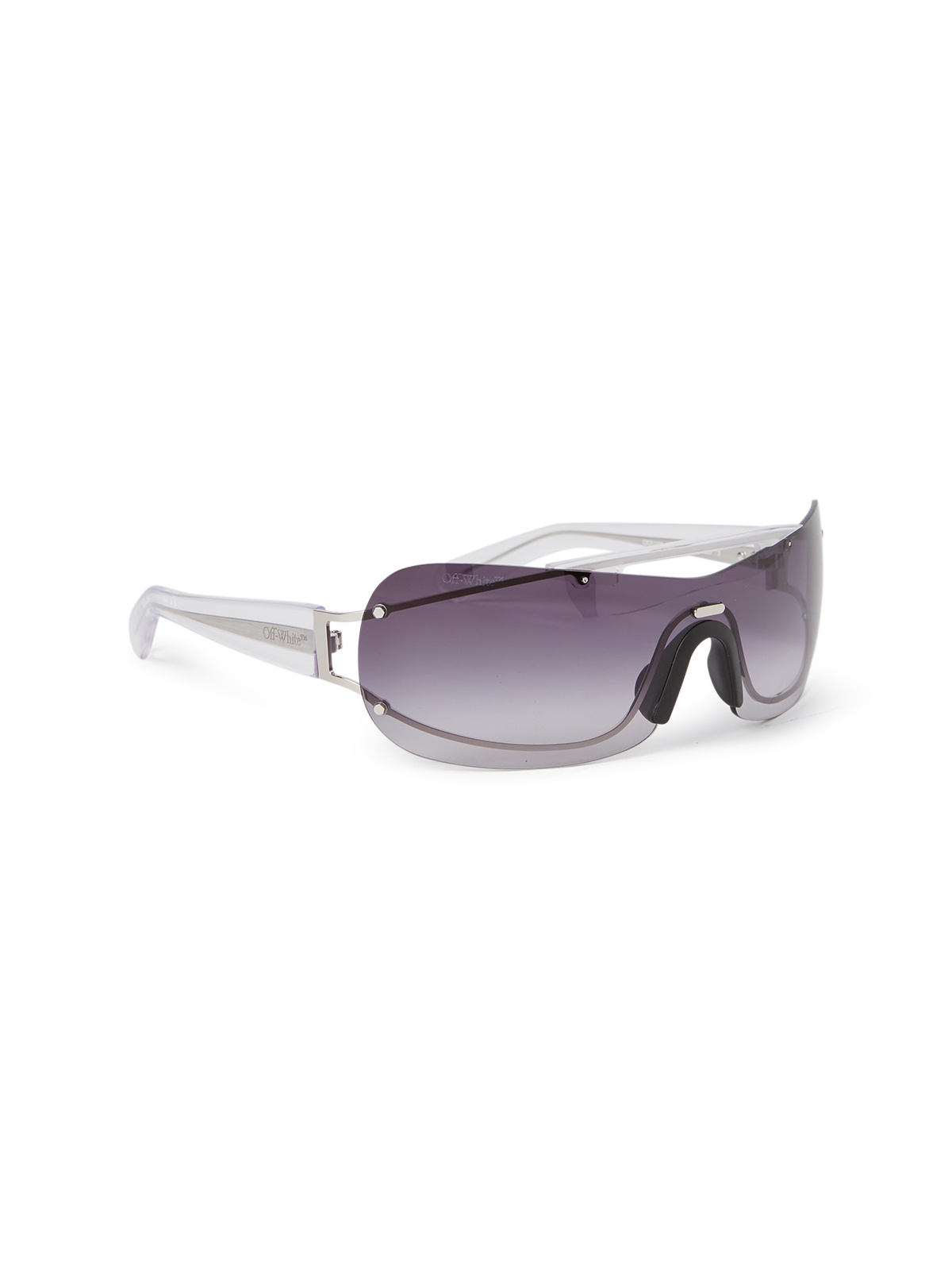 BIG WHARF SUNGLASSES SILVER DARK GREY