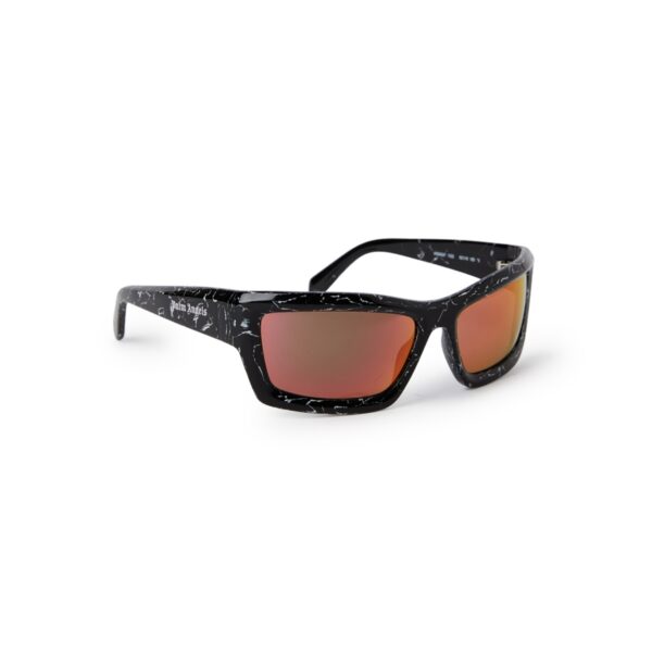 ADIN SUNGLASSES MARBLE BLACK ORANGE